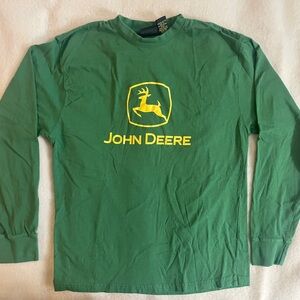 John Deere Green Long Sleeve Shirt- Men’s Medium